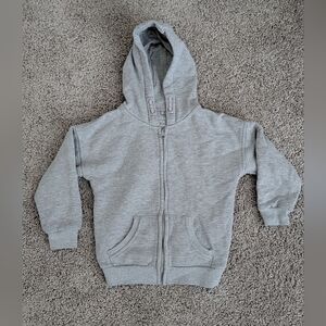 Primark Boys Light Gray Hoodie Jacket Size 4-5 Years